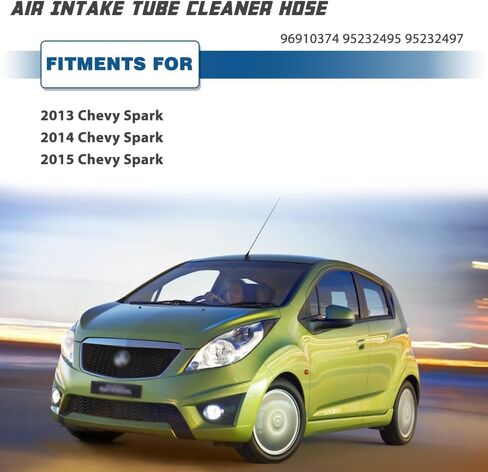 خرطوم دخول الهواء متوافق مع Chevy Spark 2013-2015 1.2L L4# 96910374 95232495 95232497 - حذاء أنبوب مجاري الهواء in Kuwait