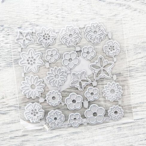 Flower Metal Cutting Dies Set for DIY Scrapbooking, Embossed Paper Card Decoration, Photo Album Blessing Thanks Diary Card Craft in Kuwait