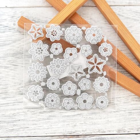 Flower Metal Cutting Dies Set for DIY Scrapbooking, Embossed Paper Card Decoration, Photo Album Blessing Thanks Diary Card Craft in Kuwait