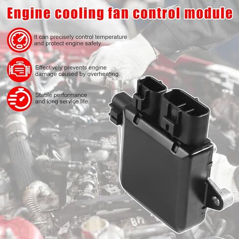 Cooling Fan Control Module Compatible with Mazda 6 2003-2007 MPV 2002-2005 Mitsubishi Lancer 2002-2007 Outlander 2003-2006 Replacement for 1355A124 1C232-19700 902-428 AJY215SC0 in Saudi Arabia