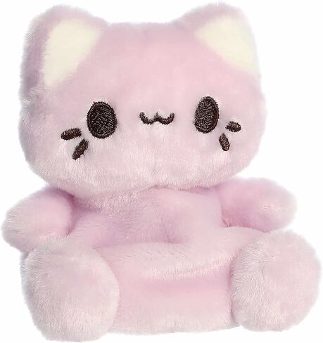حيوان محشو من Aurora® Enchanting Tasty Peach® Meowchi Palm Pals™ - تصميم مشرق وملون لديكور الغرفة - مثالي للبالغين والأطفال وأعياد الميلاد - القلقاس 5 بوصات in Kuwait