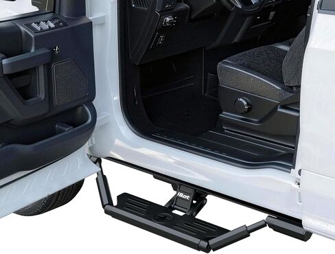 Tuxtreme Power Running Boards Compatible with Ford Ranger Mazda B-Series 1998-2011 Super Cab DF Retractable Electric Drop Steps Side Step Bars nerf Bars in Saudi Arabia