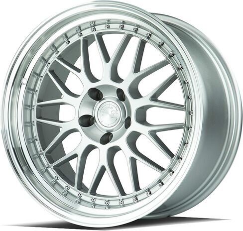 Aodhan AH02 Wheel : 19x9.5, 5x114.3 Bolt Pattern, 73.1mm Hub bore, 30mm Offset - Silver w/Machined Lip in Saudi Arabia