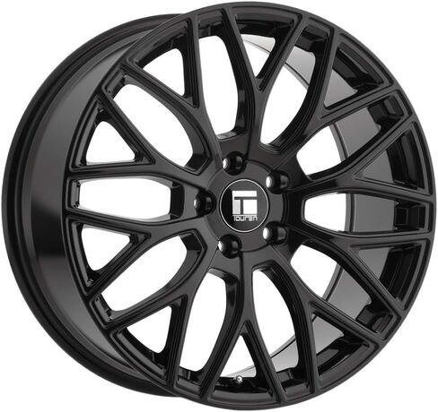Touren TR76 Gloss Black Wheel with Alloy Steel (20 x 8.5 inches /120 x 120 mm, 35 mm Offset) in Saudi Arabia
