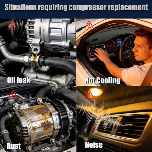 ضاغط مكيف الهواء متوافق مع Acura MDX 2001-2002، Honda Odyssey 1999-2004، Pilot 2003-2004 استبدل OE 78342، 77342، 38810P8FA01، 38810RN0A01 ضاغط تيار متردد للسيارة in Kuwait