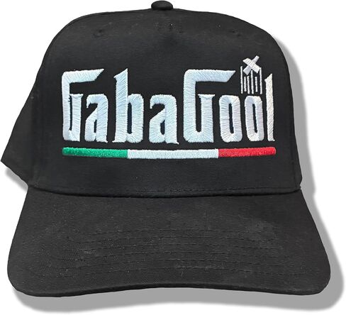Catnip Clipart | Gabagool | Casual and Funny, Italian Food Lovers Baseball Cap, Adjustable & Embroidered, Heritage Apparel Black in Saudi Arabia