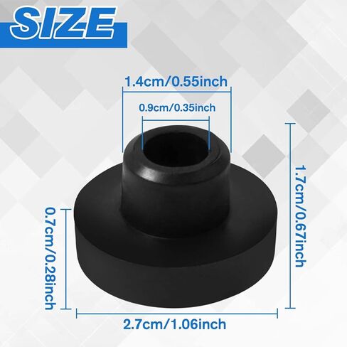 SPEEDWOX 12pcs Fuel Tank Bushing Grommet Rubber Fuel Tank Grommet Bushing Replacement Parts Rubber Fuel Grommet Gas Grommet Bushings Tractor Lawn Mower Generator Tank Parts Generator Accessories in Kuwait
