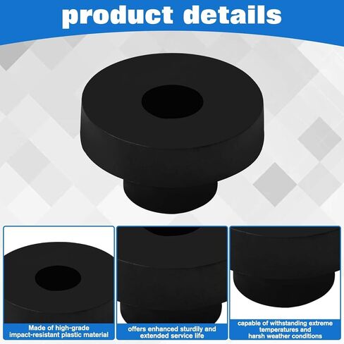 SPEEDWOX 12pcs Fuel Tank Bushing Grommet Rubber Fuel Tank Grommet Bushing Replacement Parts Rubber Fuel Grommet Gas Grommet Bushings Tractor Lawn Mower Generator Tank Parts Generator Accessories in Kuwait