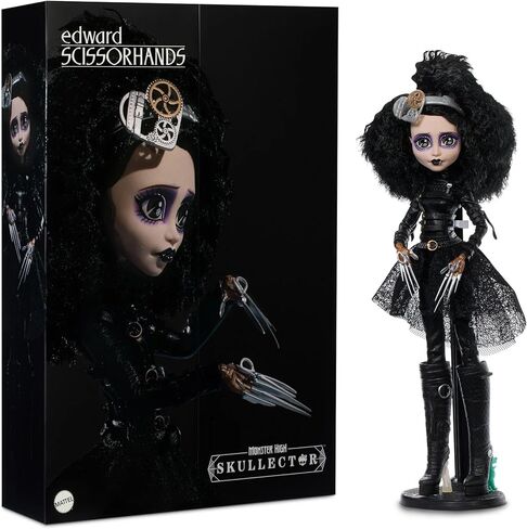 دمية Monster High Skullector Edward Scissorhands مقاس 10.5 بوصة إصدار الذكرى السنوية القابلة للتجميع مع جسم مفصلي وتغليف ممتاز وشهادة توثيق البرامج in Kuwait