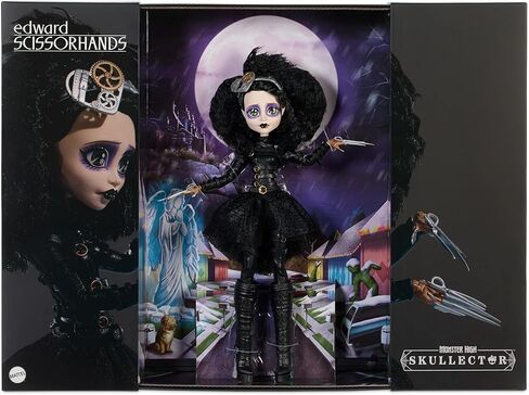 دمية Monster High Skullector Edward Scissorhands مقاس 10.5 بوصة إصدار الذكرى السنوية القابلة للتجميع مع جسم مفصلي وتغليف ممتاز وشهادة توثيق البرامج in Kuwait