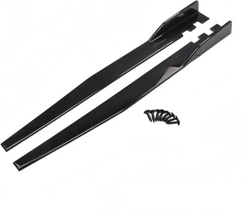 Car Side Skirt Extension Compatible with Lexus ES 2019-2025, Anti Scratch Protector for Side Fender Skirt Lip, Side Skirt Rocker Panels Guard Body Kits,45cm Black in Kuwait