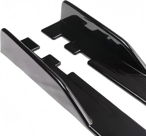 Car Side Skirt Extension Compatible with Lexus ES 2019-2025, Anti Scratch Protector for Side Fender Skirt Lip, Side Skirt Rocker Panels Guard Body Kits,45cm Black in Kuwait