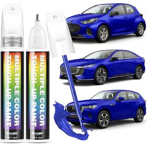 [2-PACK] for Mazda Touch Up Paint[Soul Red Crystal Metallic(46V)]-OEM-Equivalent, Fast-Drying Formula, Eco-Friendly Scratch Repair Kit for Deep Scratches in Saudi Arabia