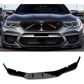 NINTE الجبهة الشفاه ل 2018 2019 2020 BMW M5 F90 لمعان أسود ABS رسمت 1 قطعة نمط الجبهة كابح مصد بشفة الفاصل in Kuwait