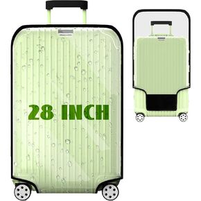 Luggage Cover Clear PVC Suitcase Covers for Luggage Suitcase Cover Protectors Waterproof Luggage Covers for Suitcase Tsa Approved Luggage Cover Protector 24inch (28inch) in Saudi Arabia