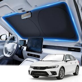 JUSTTOP Windshield Sunshade for Toyota Camry 2025-2026 | Easy-Fold Camry Windshield Sun Shade, Car Interior Accessories | 300T Upgraded Heat & UV Reflective Sunshade for Car Windshield in Saudi Arabia