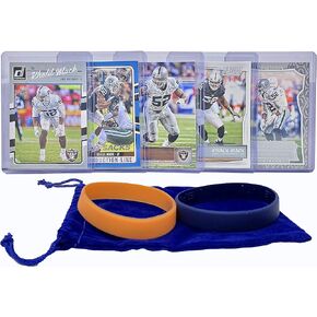 Khalil Mack Football Cards Assorted (5) Bundle - Chicago Bears Trading Cards in Saudi Arabia