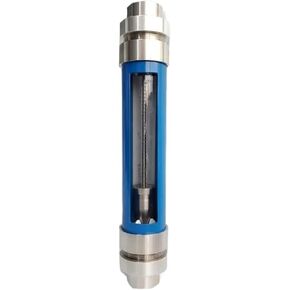 Anti corrosion threaded connection DN40 desulfurization and deacidification urea spray ammonia glass rotor flowmeter(Gas8-80m3 H) in Saudi Arabia