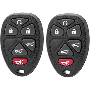 Car Key Remote Key Fob For 2007-2014 GMC Yukon , 2007-2013 Cadillac Escalade, Chevy Suburban Tahoe Traverse Keyless Entry Remote Key OUC60270, OUC60221,15913427 (Pack of 2) in Saudi Arabia