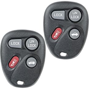 Vurkcy Key Fob Replacement for 1996-2000 Chevy Suburban Tahoe GMC Yukon/ 97-02 Camaro/Skylark Escalade Camaro Monte Carlo Car Keyless Entry Remote Control, AB01502T ABO1502T, 4-Btn, 2Pcs in Kuwait
