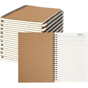 22 Pack Lined Spiral Notebook Journal A5 Ruled Journal Notebook Notepad Sketchbook Hardcover Lined Notebooks Journals for Office School Supplies, 100 Pages/ 50 Sheets, 8.3 x 5.5 Inches in Saudi Arabia
