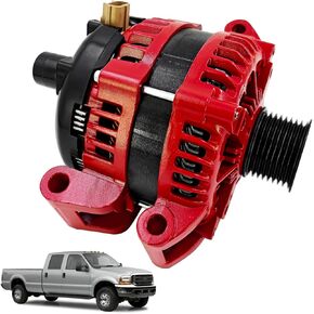 350A High Output Alternator Red 6 Phase Fits for Ford F250 F350 F450 F550 Powerstroke 7.3L 1999-2003, ‎4U2Z-10V346-CKRM F81U-10300-EB F81Z-10346-EA in Saudi Arabia