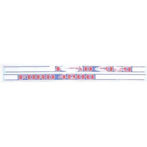 Sparex, S.66690 Decal Kit, 4000 68 75, Diesel, Hood for Ford 4000 in Saudi Arabia