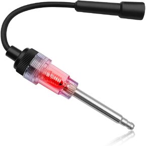 Inline Spark Plug Tester Small Motor Vehicle Engine Ignition Armature Diagnostic Detector Compatible with Motorcycle, Automobile, Lawn Mower etc Internal and External Engines (1 pcs) in Saudi Arabia