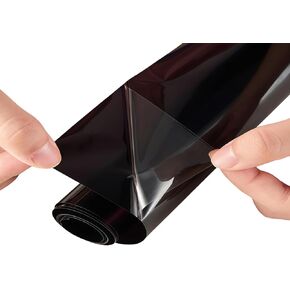 Car Window Tint Film, 25% VLT Nano Ceramic 2PLY Heat & Glare Reduction Privacy Film with Adhesive for Car and Home Windows, Easy Shrink Roll, Plotter Friendly, 20in x 10FT in Saudi Arabia
