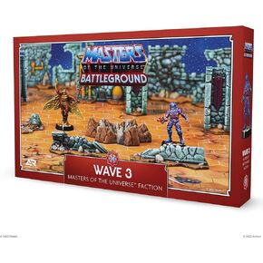 مجموعة توسعة Masters of The Universe Battleground - Wave 3 Masters of The Universe Faction - تتضمن شخصيتين صغيرتين من Man-E-Faces وBuzz-Off والتضاريس والقواعد والمزيد - للأعمار من 14 عامًا فما فوق in Kuwait