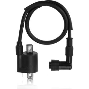 Motorcycle Ignition Coil, High Voltage Ignition Coil, Motorcycle Engines Accessories, Compatible with 125cc 150cc 200cc 250cc Vertical Engine ATV Dirt Bike Scooter Buggy Go Kart (Black) in Kuwait