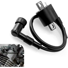 Downhill Motorcycle Ignition Coil, CG125 150 Racing Ignition Coil, Motorcycle Engine System Wiring Harness Replacement, for CG 125cc 150cc 200cc 250cc Vertical Engine ATV Dirt Bike Go Kart (Black) in Kuwait