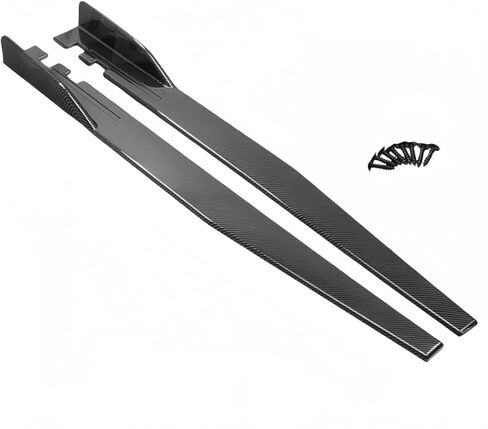 Car Side Skirt Extension Compatible with Lexus ES 2019-2025, Anti Scratch Protector for Side Fender Skirt Lip, Side Skirt Rocker Panels Guard Body Kits,45cm Black in Kuwait