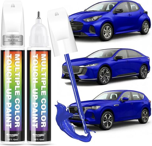 [2-PACK] for Mazda Touch Up Paint[Soul Red Crystal Metallic(46V)]-OEM-Equivalent, Fast-Drying Formula, Eco-Friendly Scratch Repair Kit for Deep Scratches in Saudi Arabia