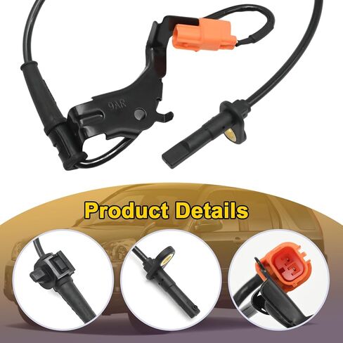 2Pcs 57455-S9A-013 Front Left and Right ABS Wheel Speed Sensor, Replacement for Honda CR-V 2002 2003 2004 2005 2006, Replaces 57450-S9A-013 in Kuwait