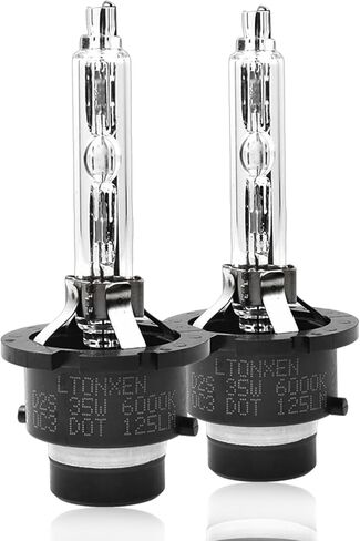 LTONXEN D1S HID Headlight Bulbs 8000K White Blue, 35W High Low Beam HID Headlights Xenon Replacement Bulb, Perfect Match of OEM Version for 12V Car - Pack of 2 in Saudi Arabia