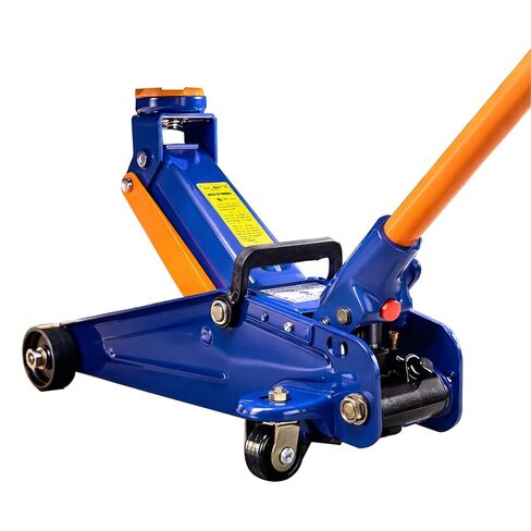 PONO Heavy Duty Low Profile Floor Jack - 2 Ton (4000 LBS) Capacity, 5.31''-13.2'' Single Pump Quick Lift Hydraulic Car Jack with Detachable Handle and Safety Valve for Low Cars Garage DIY Tire Change in Saudi Arabia