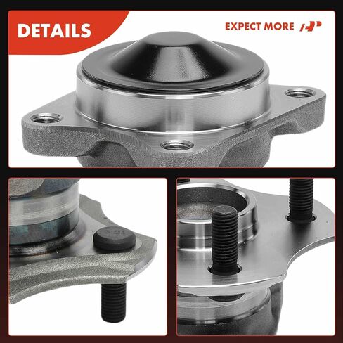 A-Premium 2 x Rear Wheel Bearing and Hub Assembly with 4-Lug Compatible with Toyota Echo 2000 2001 2002 2003 2004 2005, Without ABS Brakes in Kuwait