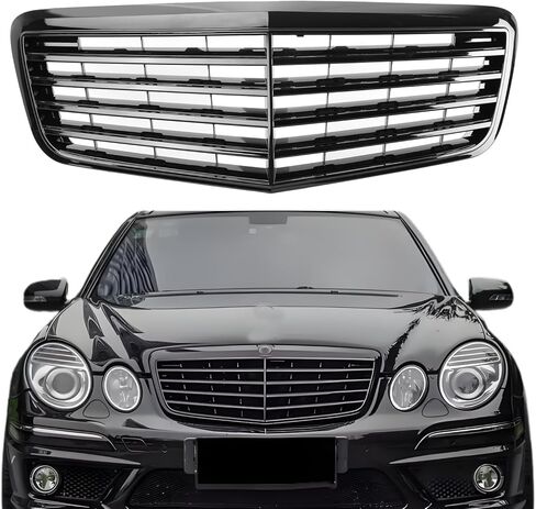 استبدال مصبغة الشواية الأمامية لعام 2003 2004 2005 2006 Mercrdes-Benz E-Class W211 E320 E500 E55 AMG، بيانو أسود in Kuwait