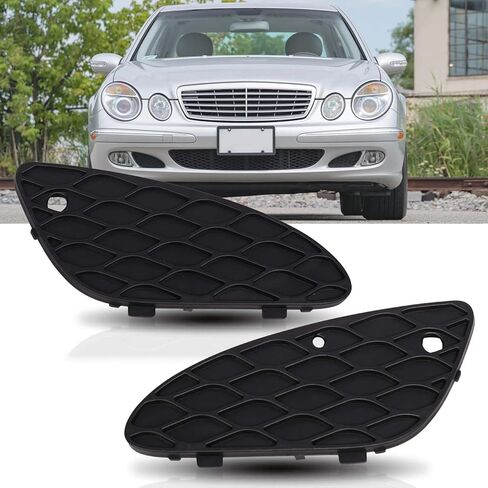 استبدال مصبغة الشواية الأمامية لعام 2003 2004 2005 2006 Mercrdes-Benz E-Class W211 E320 E500 E55 AMG، بيانو أسود in Kuwait