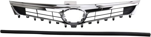 TRQ Front Upper Grille Compatible with 2013-15 Toyota Avalon WITHOUT Pre-Collision System in Kuwait