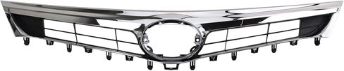 TRQ Front Upper Grille Compatible with 2013-15 Toyota Avalon WITHOUT Pre-Collision System in Kuwait