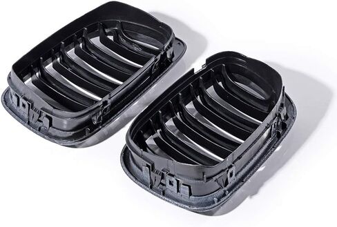 Astra Depot Carbon Fiber Color Front Kidney Grill Compatible For BMW 3 Series 1999-2002 E46 M3 323 i/is 325Ci 328 i/is/Ci 330Ci 2 Doors Grilles, Dual Slats in Kuwait