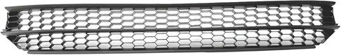 Black 3PCS Front Lower Grille Grill & Fog Light Cover Bezel with Hole Compatible with Volkswagen 2012 2013 2014 2015 VW Passat, Replace for 561853665E9B9/ 5618531012ZZ in Kuwait