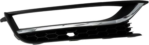 Black 3PCS Front Lower Grille Grill & Fog Light Cover Bezel with Hole Compatible with Volkswagen 2012 2013 2014 2015 VW Passat, Replace for 561853665E9B9/ 5618531012ZZ in Kuwait