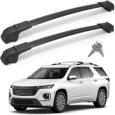 Roof Rack Cross Bars Compatible with Toyota Sienna 2011-2020, 300 LBS Anti-Theft Lockable Roof Rack Cross Bars with Folding Hooks, Aluminum Cargo Racks for Kayak, Luggage, Bike, Snowboard in Kuwait