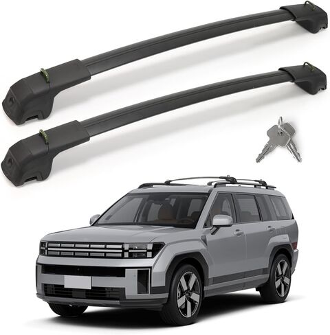 Roof Rack Cross Bars Compatible with Toyota Sienna 2011-2020, 300 LBS Anti-Theft Lockable Roof Rack Cross Bars with Folding Hooks, Aluminum Cargo Racks for Kayak, Luggage, Bike, Snowboard in Kuwait