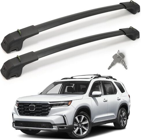 Roof Rack Cross Bars Compatible with Toyota Sienna 2011-2020, 300 LBS Anti-Theft Lockable Roof Rack Cross Bars with Folding Hooks, Aluminum Cargo Racks for Kayak, Luggage, Bike, Snowboard in Kuwait