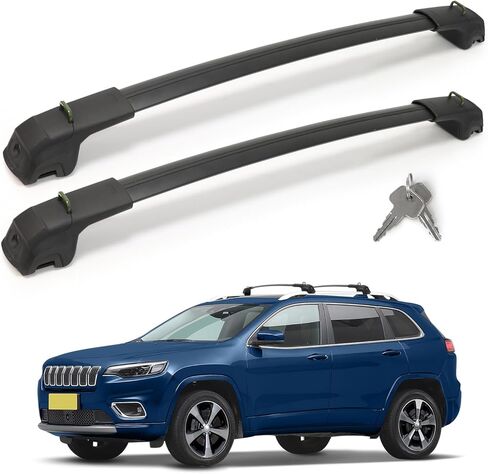 Roof Rack Cross Bars Compatible with Toyota Sienna 2011-2020, 300 LBS Anti-Theft Lockable Roof Rack Cross Bars with Folding Hooks, Aluminum Cargo Racks for Kayak, Luggage, Bike, Snowboard in Kuwait