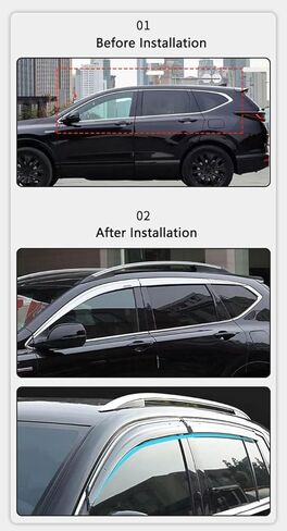 Window Visors Rain Guards for Lexus LS400 1997, Side Wind Deflectors Vent Shades Weather Shield Auto Ventshade in Saudi Arabia